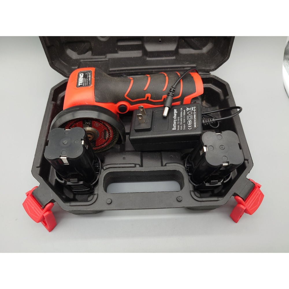 Teeno Cordless Mini Angle Grinder 3 Inch 16.8V Kit